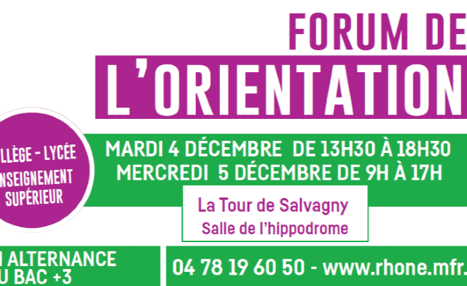 Forum de l'orientation MFR du Rhône