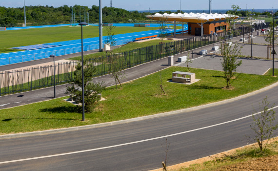 Création d'un complexe sportif sur le site de la Grisiere - lot 5 espaces verts